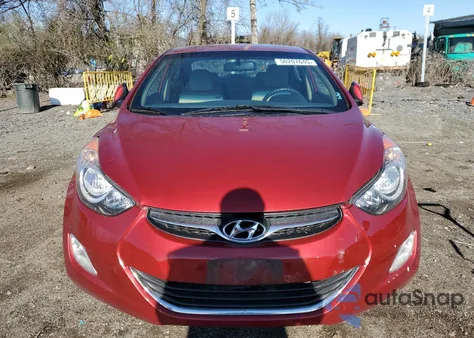 2012 Hyundai Elantra Gls z USA, uszkodzony, nr VIN KMHDH4AE8CU392116